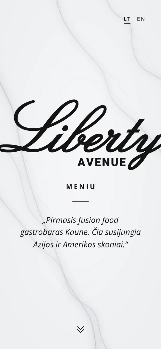 Liberty Avenue meniu
