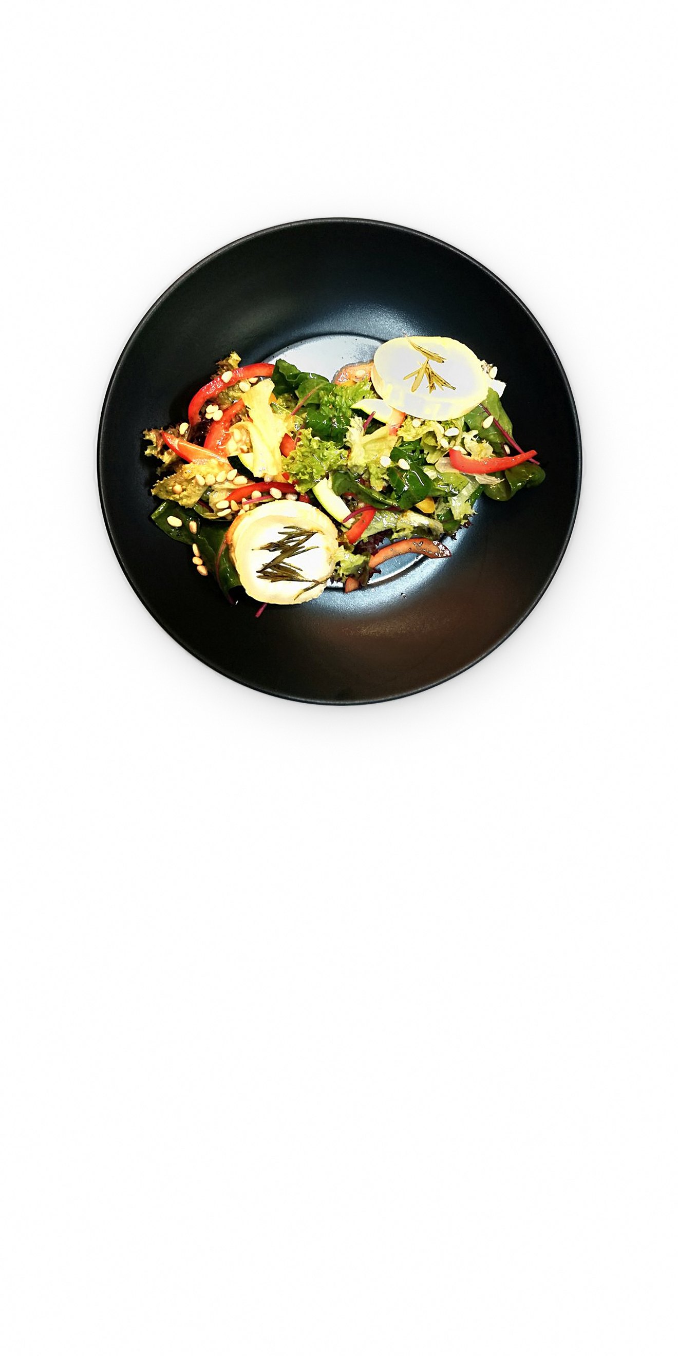 Salade au formage de chévre