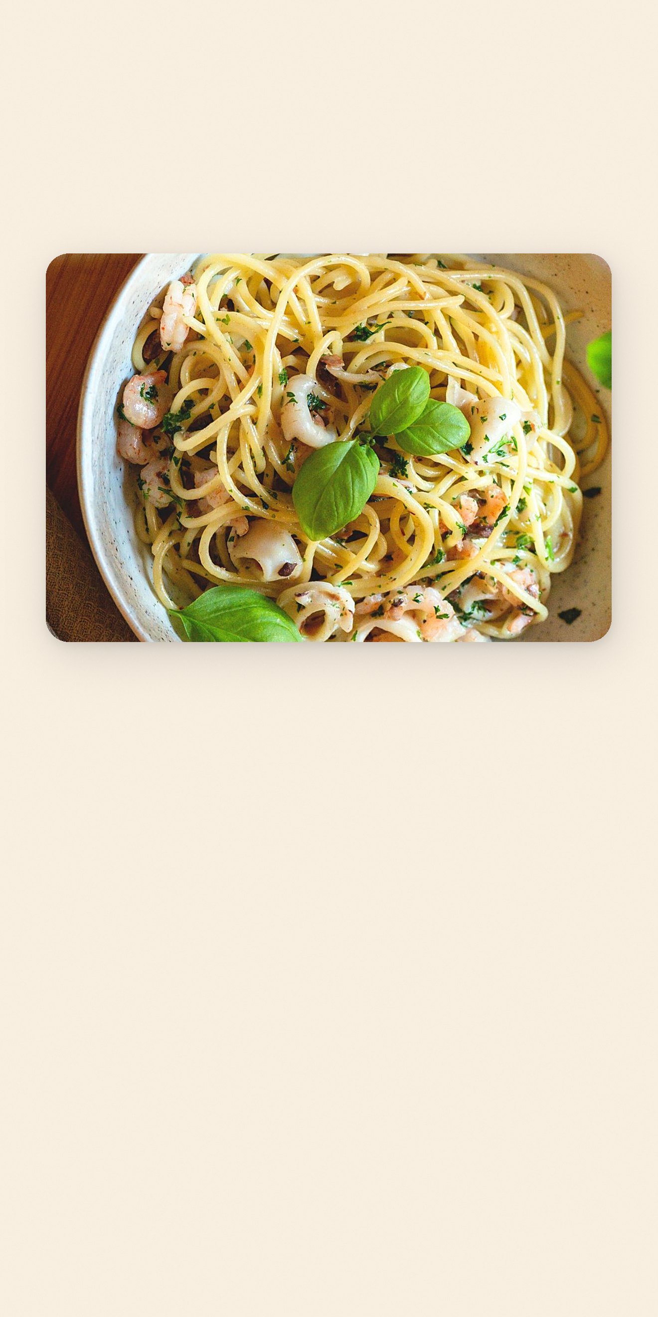 Pasta Alici e Gamberi